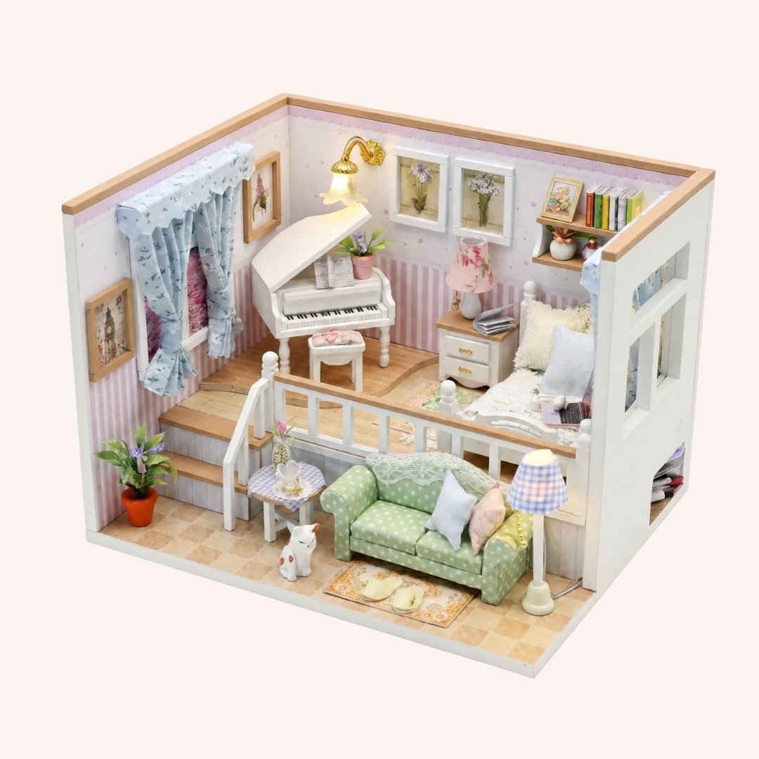 Keenso Piano droit de maison de poupée 1:12 accessoires de maison de poupée Mini jouet de modèle Keenso Piano droit de maison de poupée 1:12 accessoires de maison de poupée Mini jouet de modèle