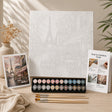 Cafe View of the Eiffel Tower paint by numbers complete kit contents – TinyCraft