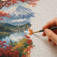 TinyCraft Mount Fuji in Autumn - Painting In Progress