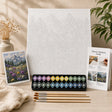 Mountain Wildflower Meadow paint by numbers complete kit contents – TinyCraft