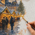 TinyCraft Snowy Christmas Market - Painting In Progress