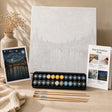 Starry Night Over the Rhone paint by numbers complete kit contents – TinyCraft