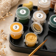 The Kiss paint by numbers acrylic paint pots close-up – TinyCraft