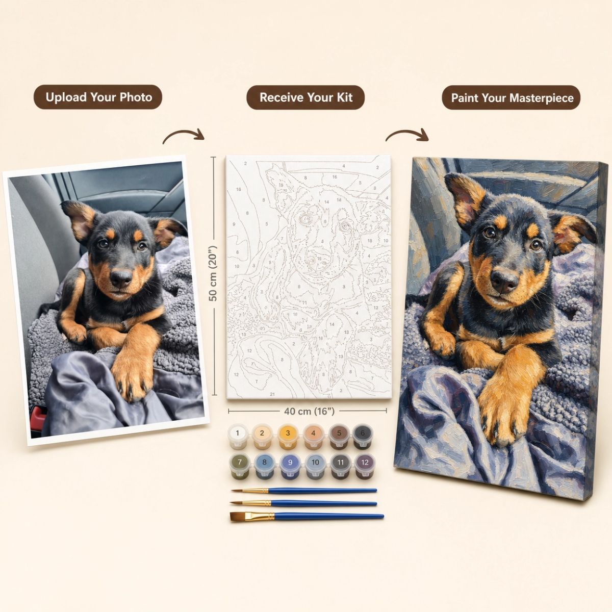 Custom Paint by Numbers Kit