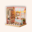 The Gumball Shop miniature candy shop kit on a cream background