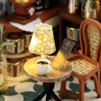 The Daily Grind miniature kit contents – wood sheets, accessories and LED lights