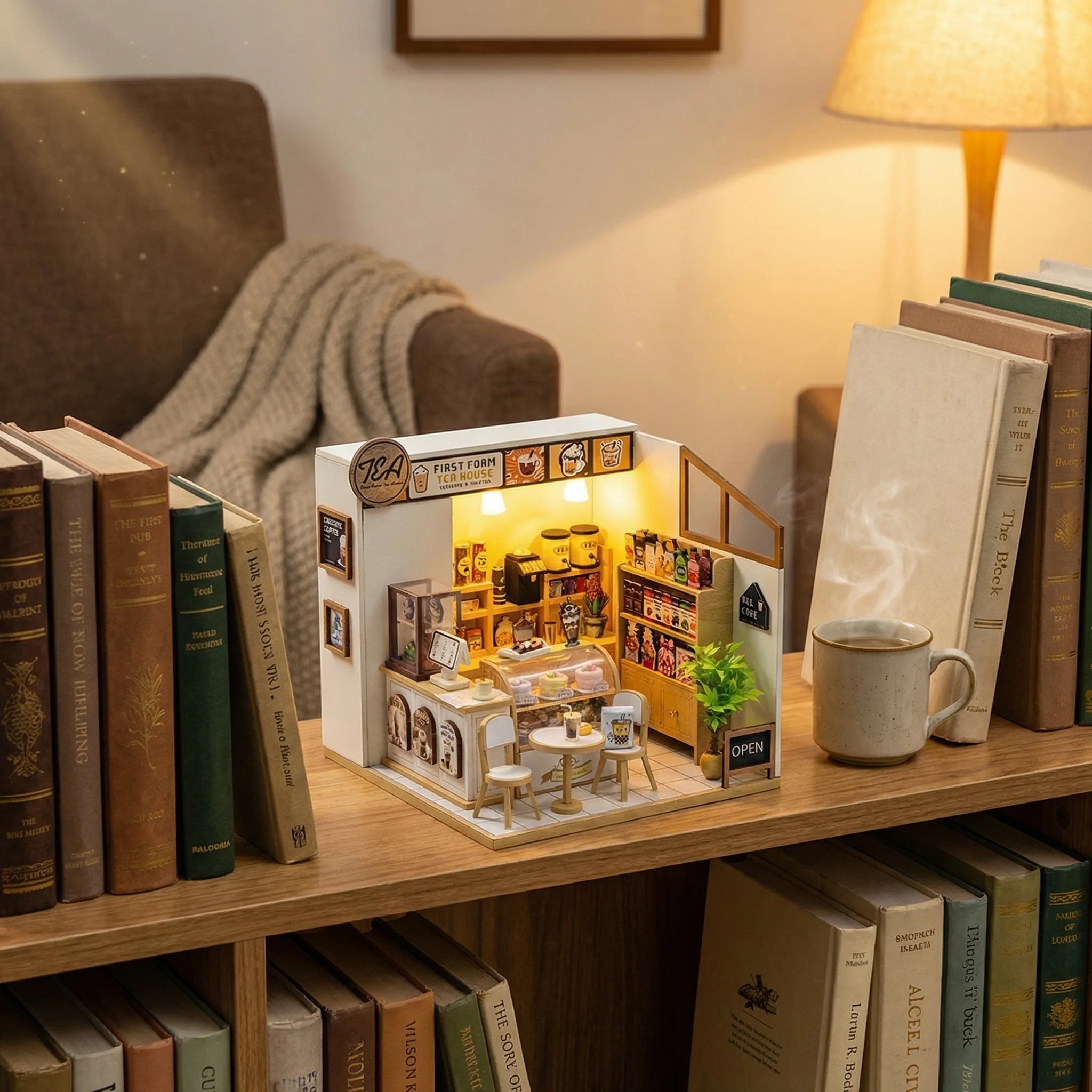 The Tea House – DIY craft kit detail | TinyCraft