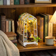 The Garden House book nook shelf insert with LED lights – TinyCraft