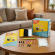 The Honey Trio crochet kit contents – yarn, hook, safety eyes and guide