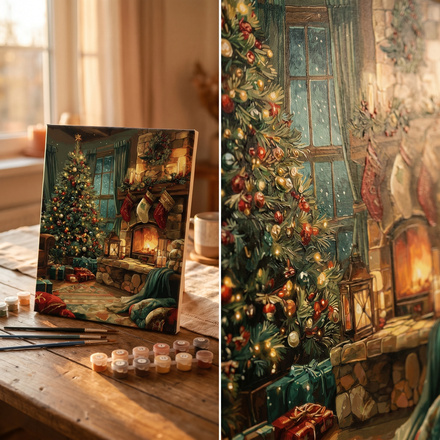 Cozy Christmas Living Room