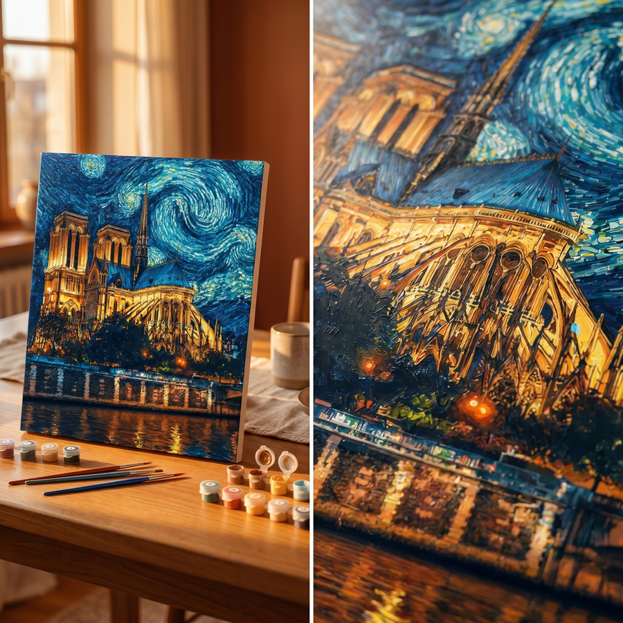 Starry Notre Dame