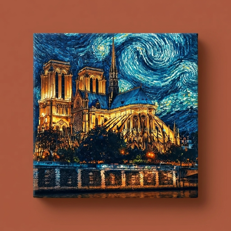 Starry Notre Dame