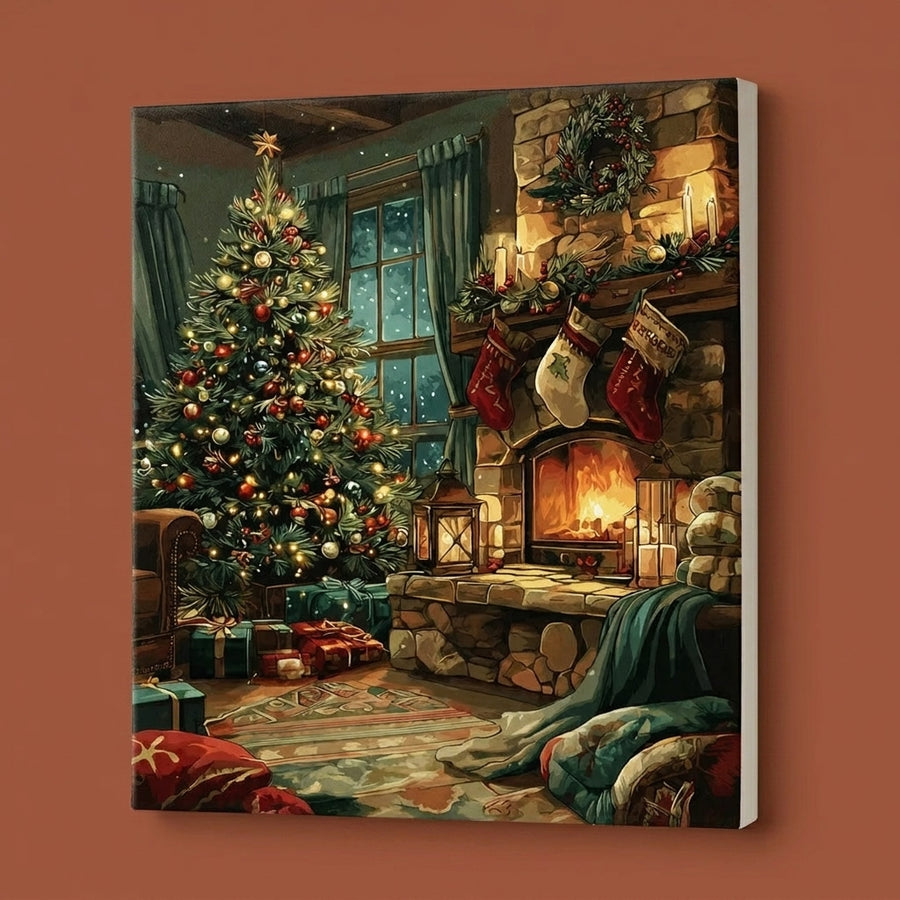 Cozy Christmas Living Room