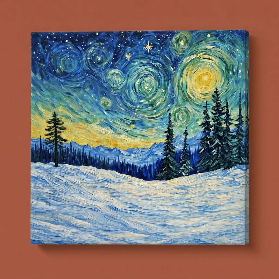 Starry Winter Forest