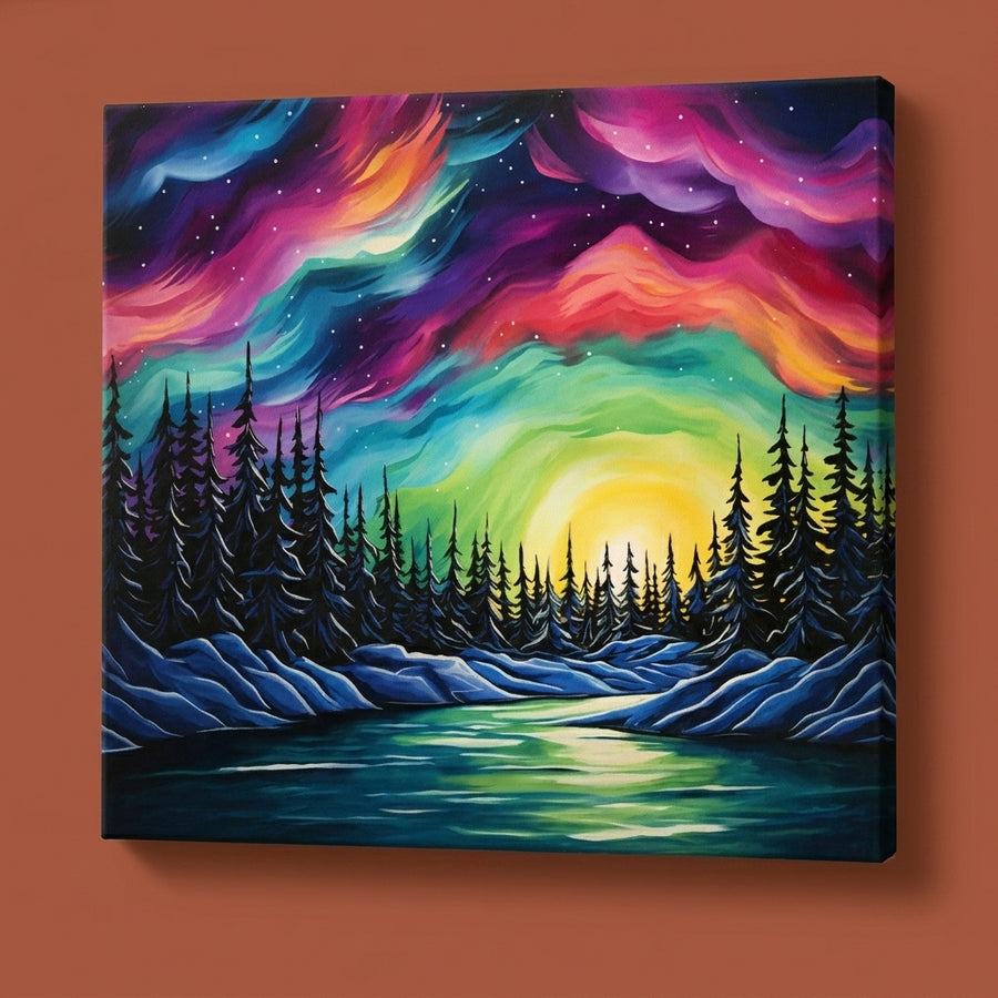 Northern Lights Forest