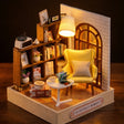 The Quiet Corner reading lounge kit on a dark walnut backdrop