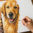 Custom paint by numbers canvas in progress - TinyCraft