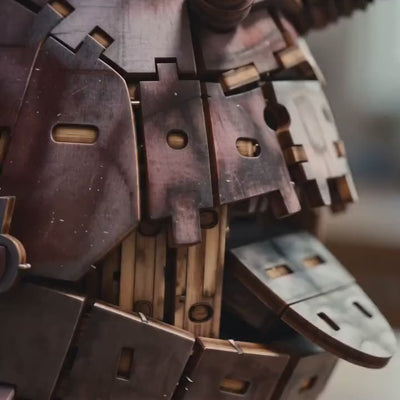 The Moving Castle steampunk walking castle sculpture, slow cinematic turn in daylight