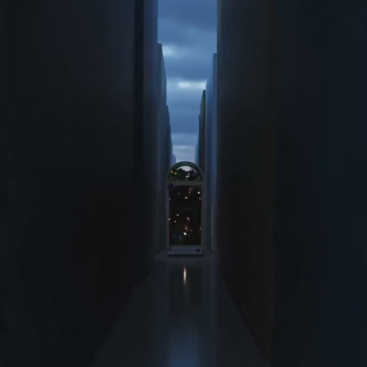 The Firefly Forest book nook lighting up at dusk
