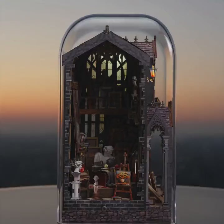 The Painter's Atelier lit gothic painting studio showcase video