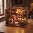 The Left Bank Study showcase video, lights glowing to life
