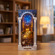 Building The Celestial Library by hand until its LED lights glow