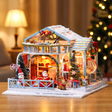 Assembling The Christmas Eve Lodge miniature kit