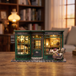 The Wandmaker's Atelier miniature kit assembly video ending with the LED lights on