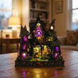 Building The Crooked Cauldron by hand, ending lights on