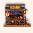 The Sake House miniature Japanese izakaya kit on a cream background