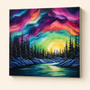 Northern Lights Forest