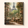 Cafe View of the Eiffel Tower