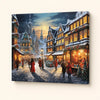 Snowy Christmas Market
