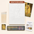 The Kiss Paint by Numbers Kit - what's included in the kit