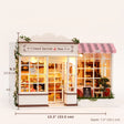 The Berry Bakehouse assembled size: 9.3 x 13.2 x 7.5 inches (23.5 x 33.5 x 19 cm)