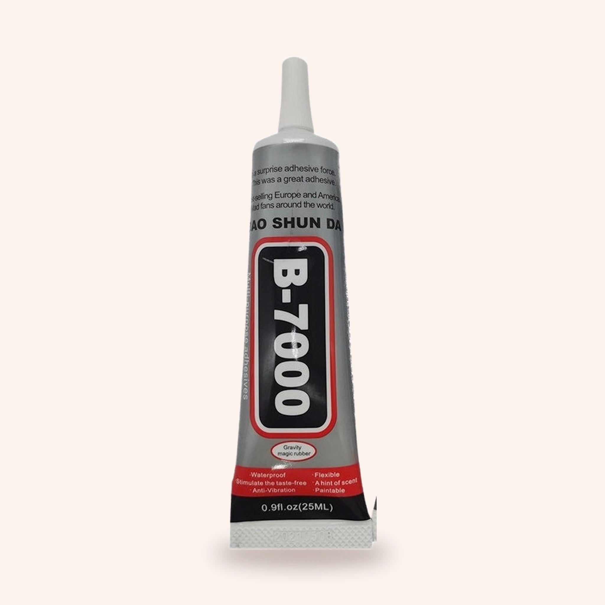 The Craft Glue, a tube of B-7000 clear craft adhesive with fine precision tip