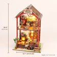 The Ember Loft assembled size: 10.2 x 6.7 x 5.2 inches (26 x 17 x 13.2 cm)
