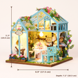 The Floral Reverie dimensions: 7.7 by 6.9 by 7.2 inches