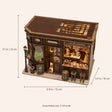 The Hidden Tavern assembled size: 9.1 x 5.9 x 5.9 inches (23 x 15 x 15 cm)