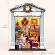 The Holly Porch assembled size: 7.1 x 5.7 x 3.1 inches (18.1 x 14.6 x 7.8 cm)