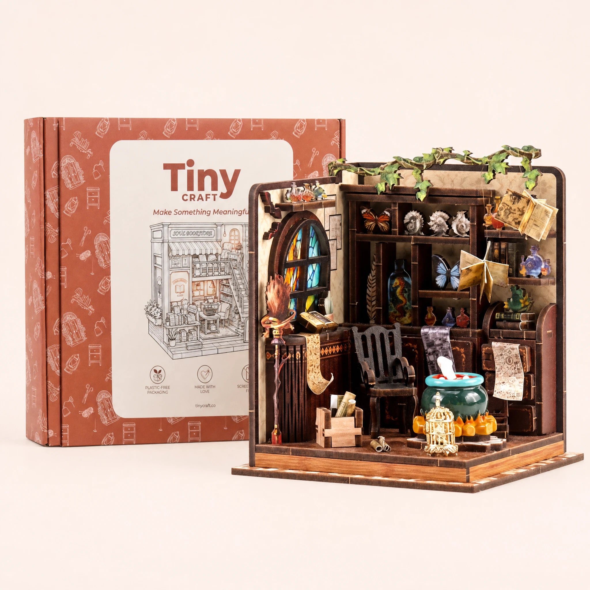 The Potion Workshop finished kit with its TinyCraft gift box