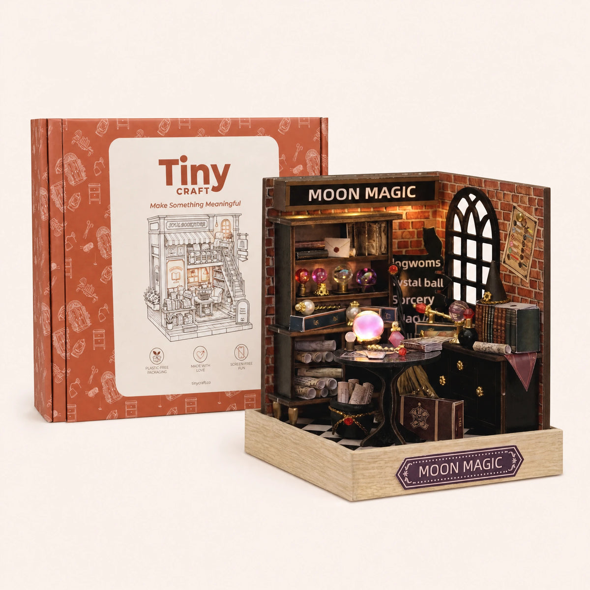 The Seer's Parlor finished kit with its TinyCraft gift box