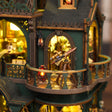 Balcony telescope detail of The Sleuth Society
