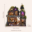 The Witch's Lair assembled size: 10.6 x 9.8 x 7.9 inches (27 x 25 x 20 cm)
